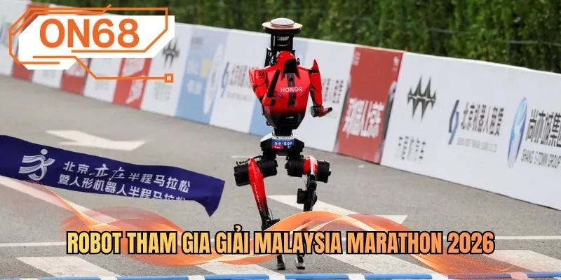 Robot tham gia giải Malaysia Marathon 2026